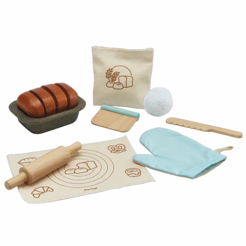 Bread Loaf Play Set By Plan Toys Kitchen + Play Food