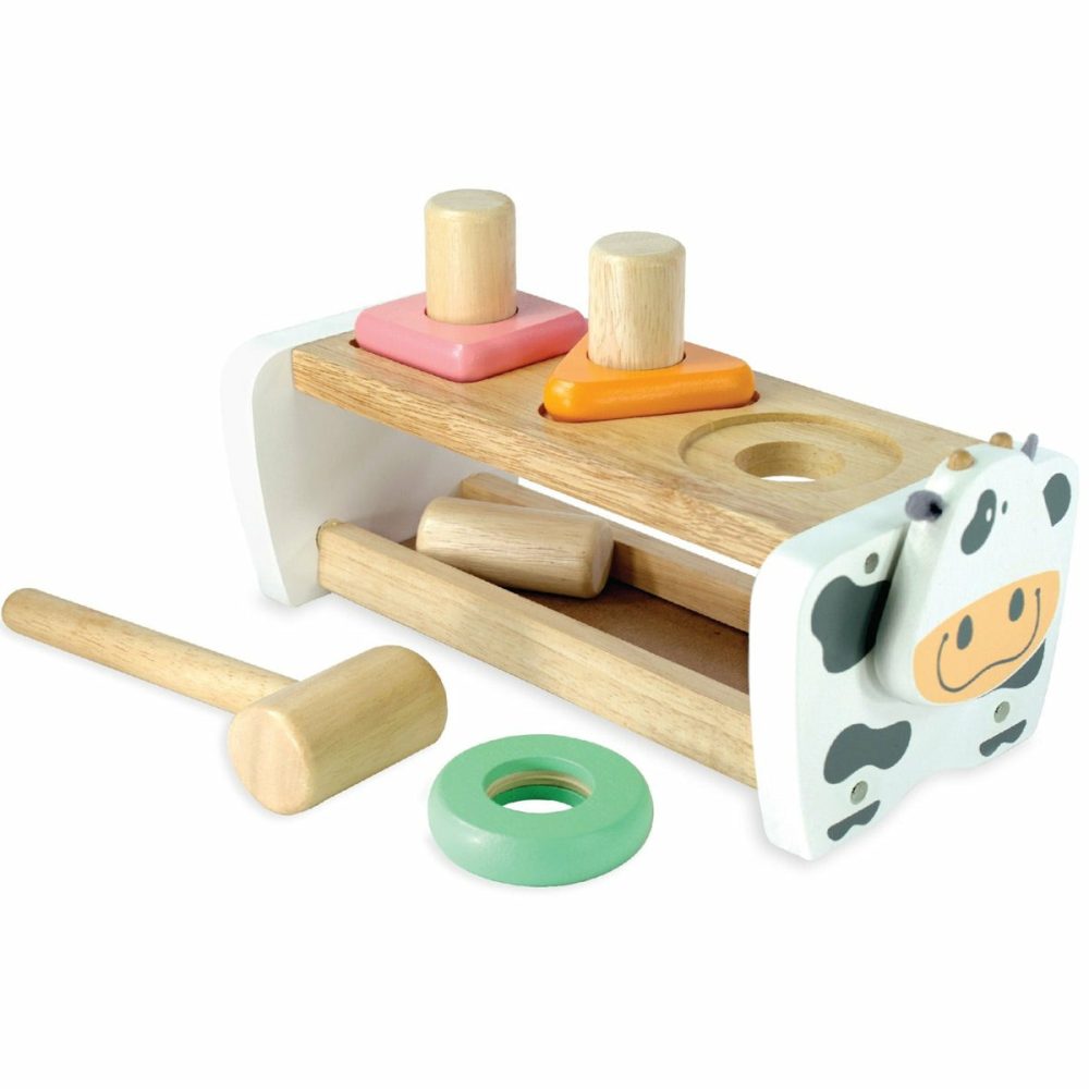 Cow Hammer Bench + Shape Sorter Developmental