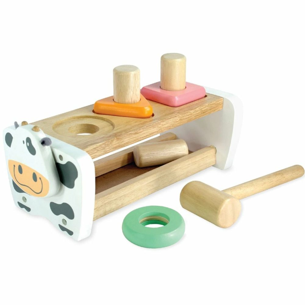 Cow Hammer Bench + Shape Sorter Developmental