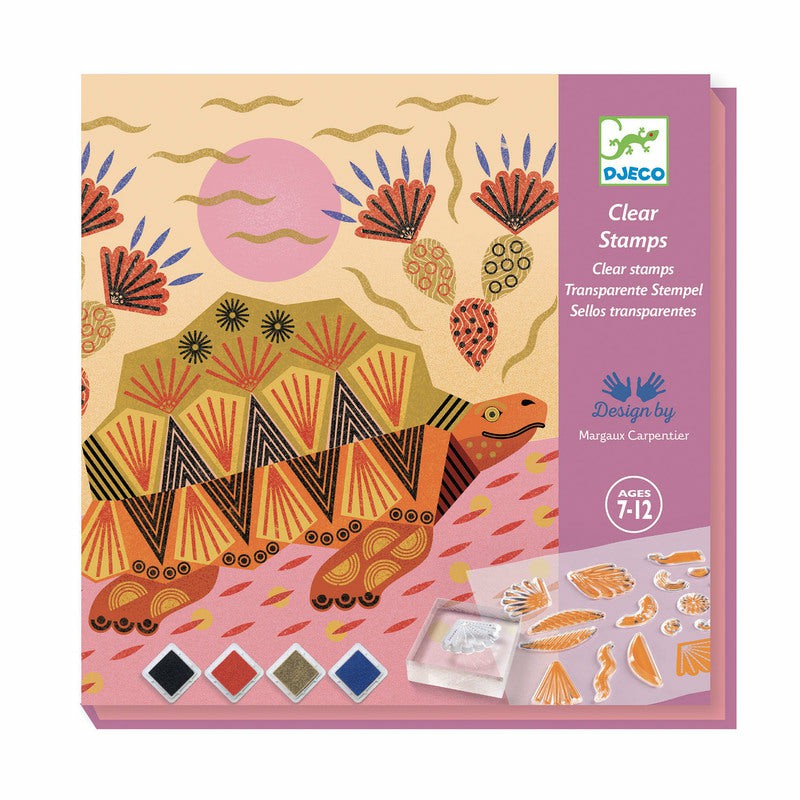 Patterns & Animals Clear Stamps Art Kit Art & Craft Kits