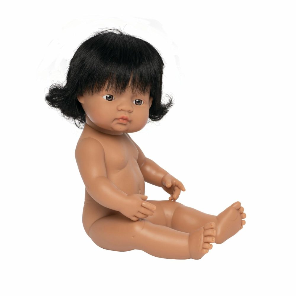 Baby Girl Anatomically Correct Hispanic Doll 38Cm Pretend + Role Play