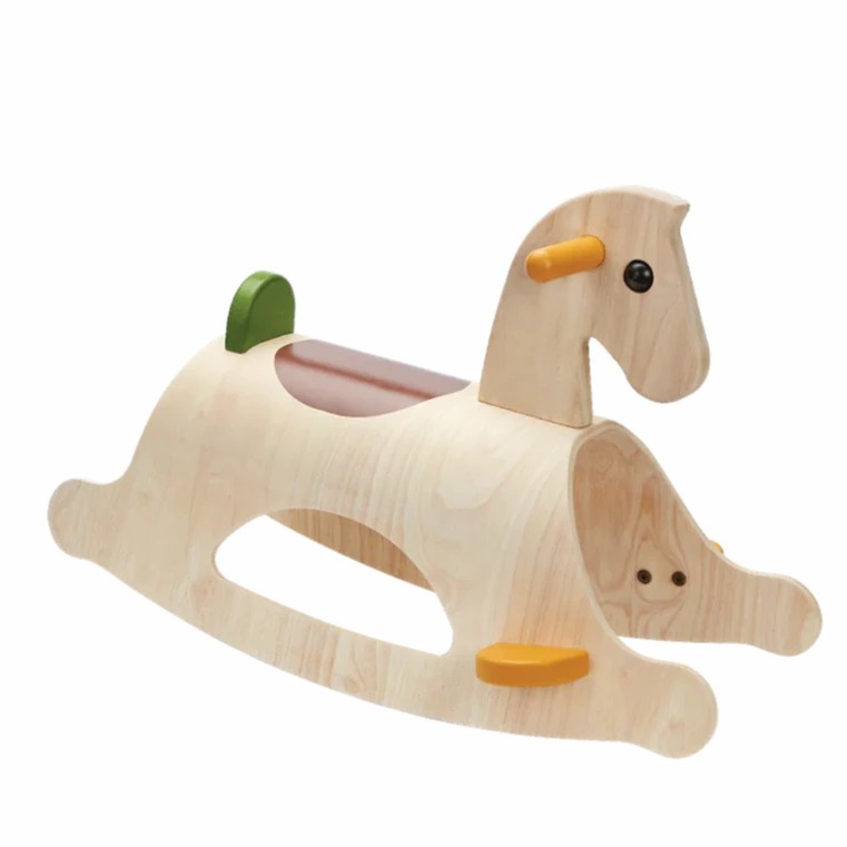 Palomino Modern Rustic Rocking Horse Plantoy Wooden Toys